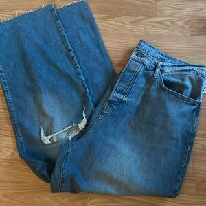 NWT. High-rise straight jeans.